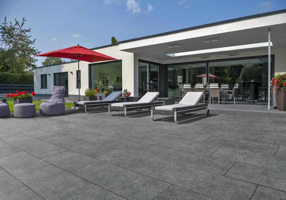 Alesaro® BETONPLUS - Dalle de Terrasse en Béton et Céramique