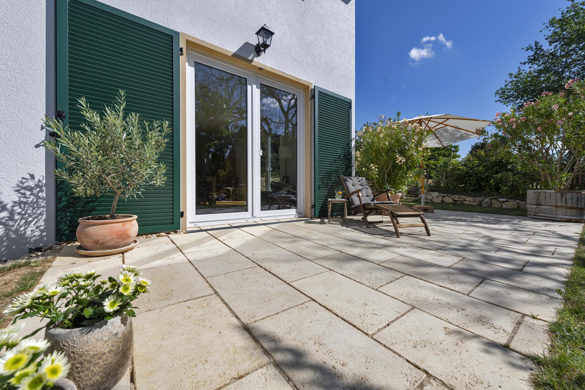 Dalles d’extérieur Travino® – Design travertin